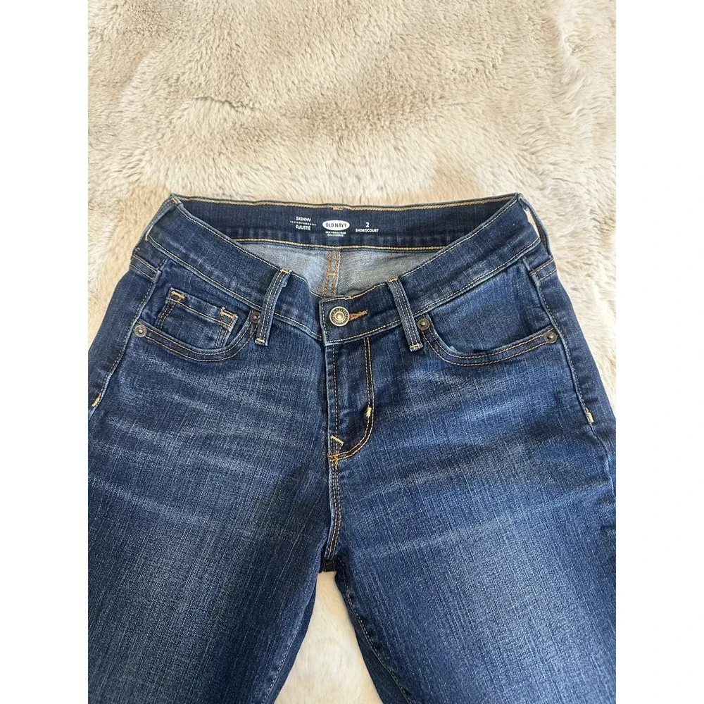 Old Navy Jeans Women Skinny Short‎ /Court Size 2 Blue